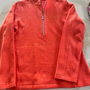 Tommy Bahama Men's Vibrant Orange Zip-Up Sweater